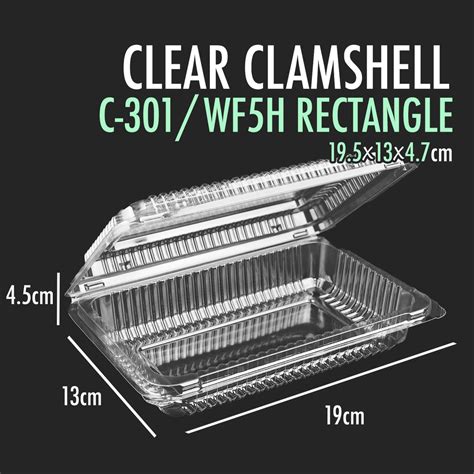 metal clamshell box|best price clear clamshell containers.